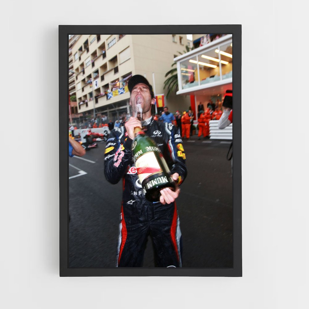 Poster Champagne Rush – affiche BMX (vue 2)